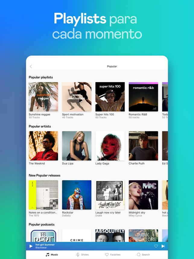 ‎Deezer: Radio y música en MP3 Screenshot
