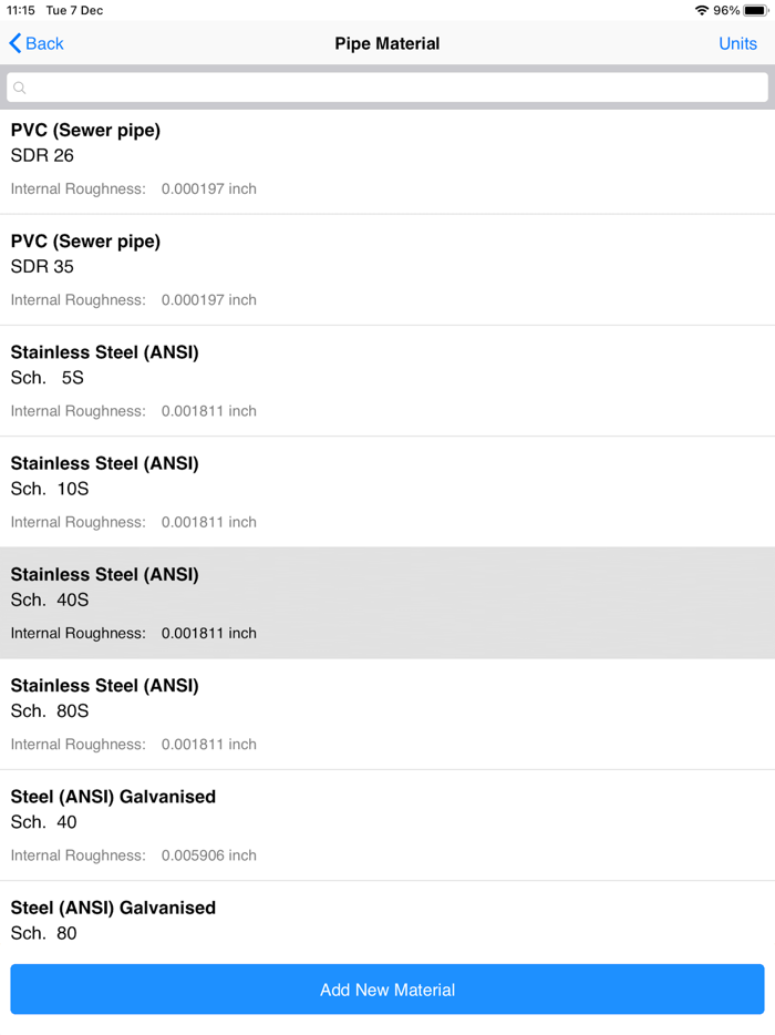 Pipe Flow Gas Pressure Drop