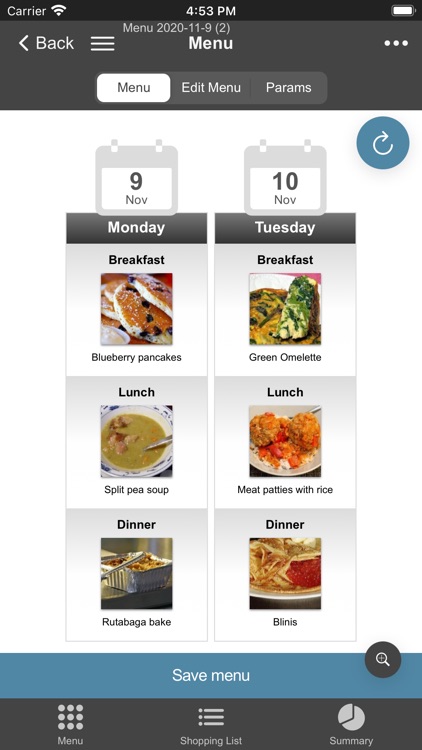 EasyMenu Meal Planner 3 screenshot-5