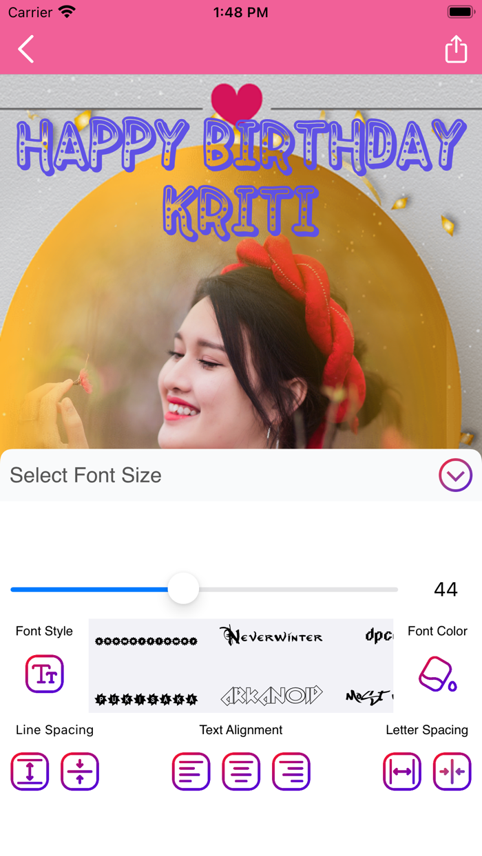 WA - Birthday Photo Frames