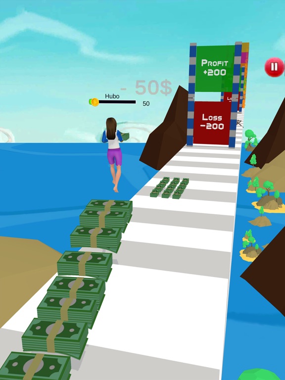 Money Girl Run 3D screenshot 3