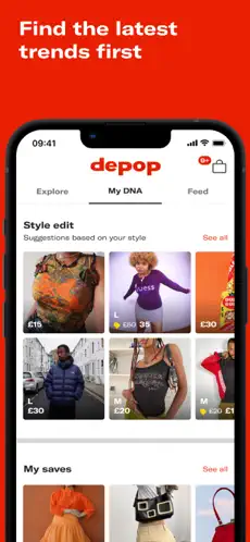 Billede 4 Depop - Streetwear & Vintage iphone