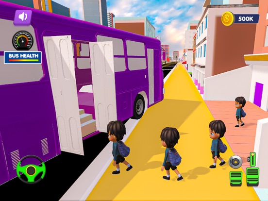 3D City School Bus Simulatorのおすすめ画像6