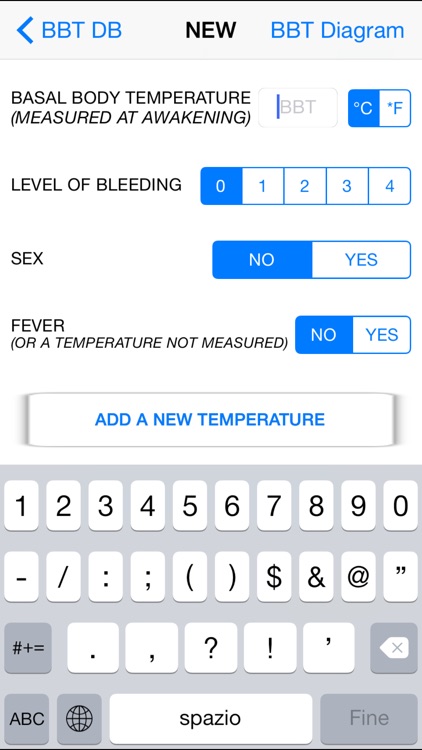 Basal Body Temperature Calc.