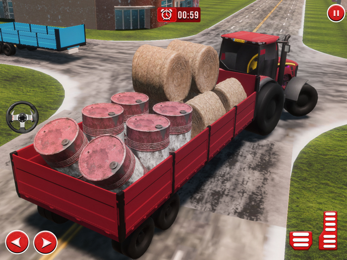 Cargo Tractor Farming Games 3d