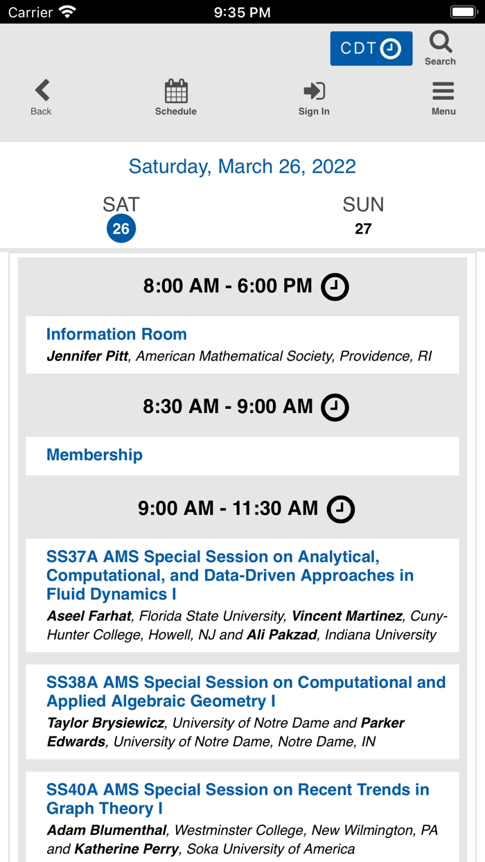 AMS Spring Central 2022