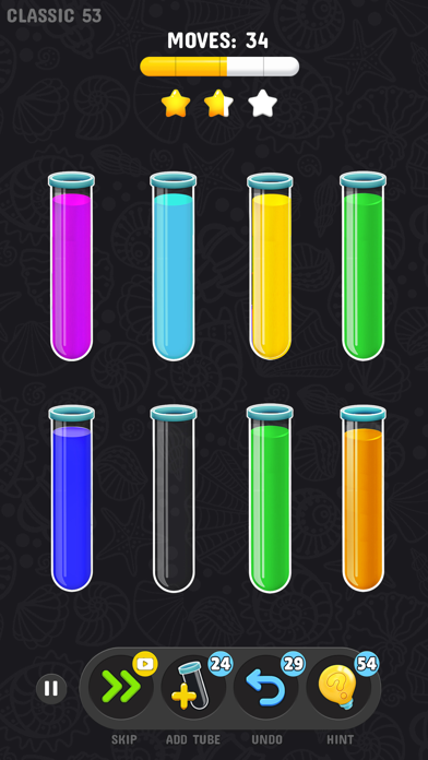 Color Water Sort 3D: Puzzle Screenshot on iOS