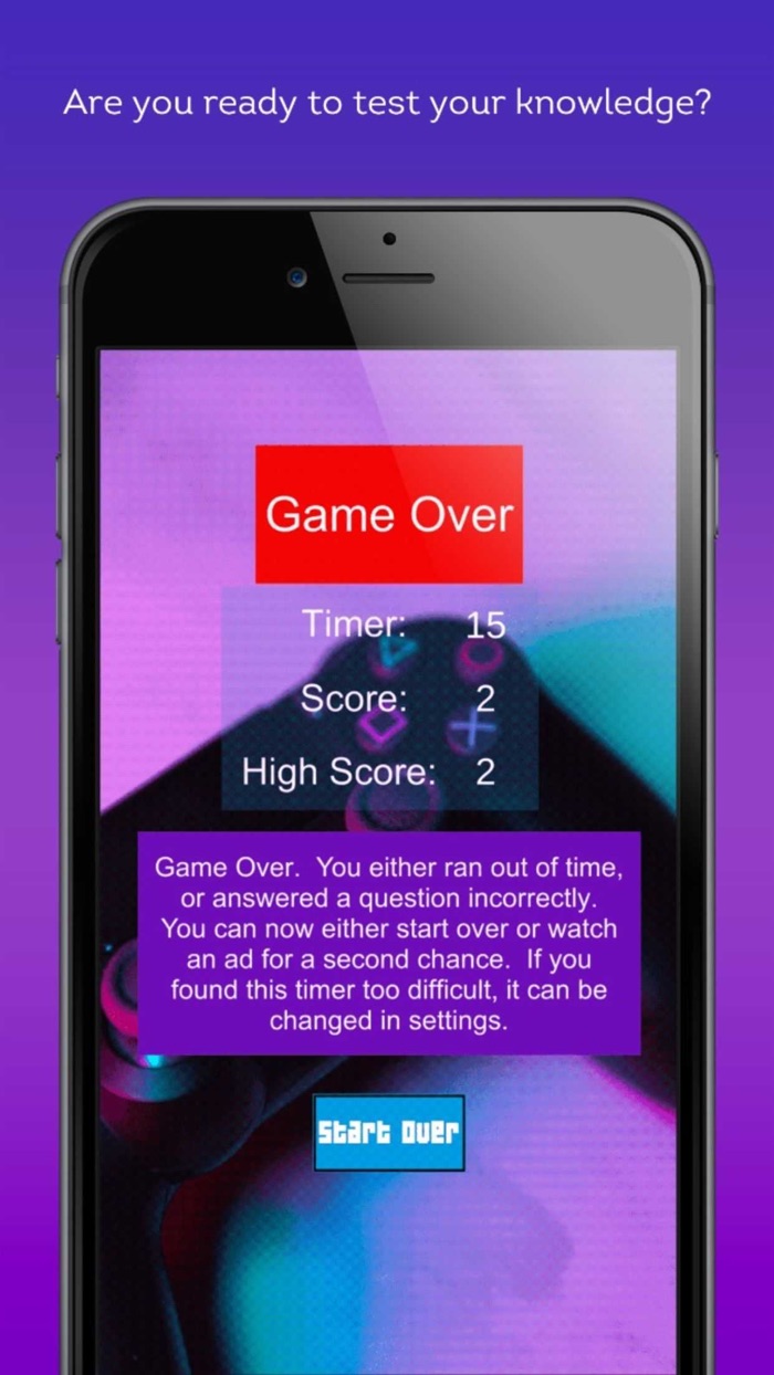 Gaming Trivia Challenge