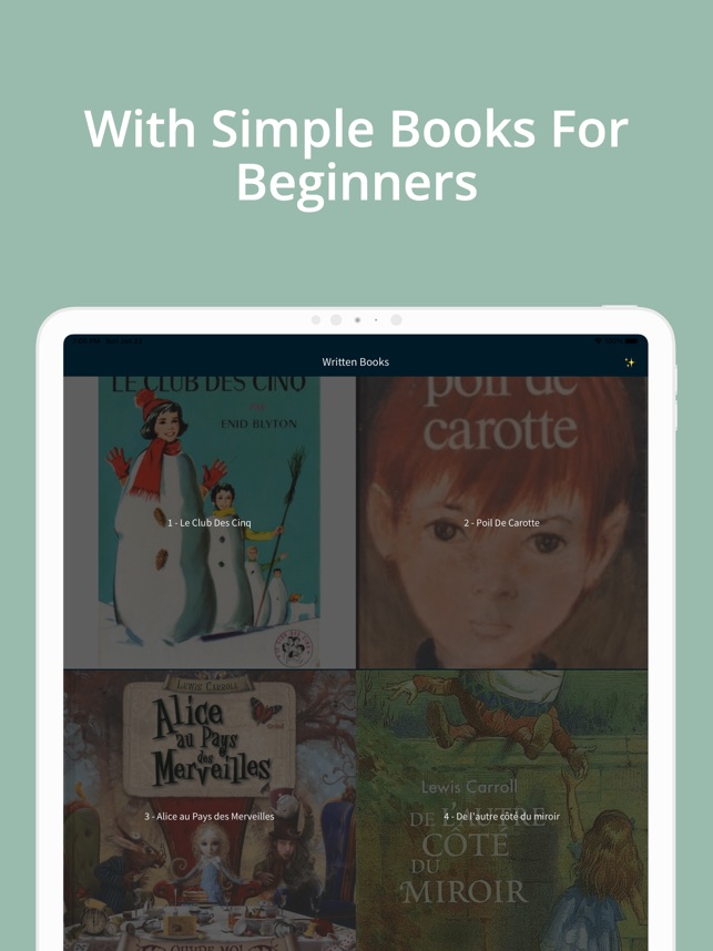 Kleuterschool Regan rijkdom Franse boeken en luisterboeken in de App Store