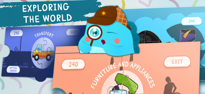 Puzzles for kids. Baby Games