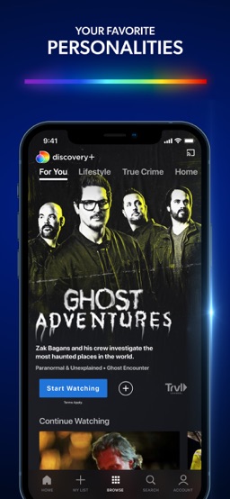 discovery+ | Stream TV Shows app screenshot
