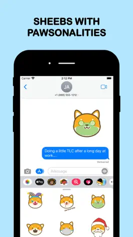 Game screenshot Shibamoji Shiba Sticker Add-On hack