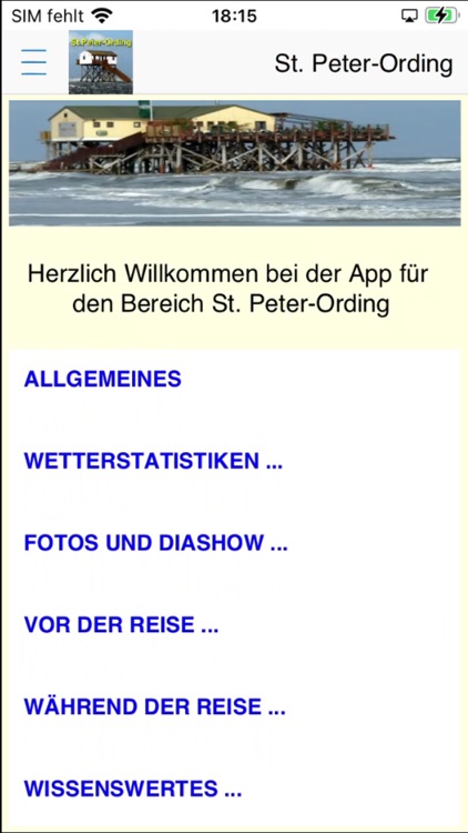 St.Peter-Ording App für Urlaub