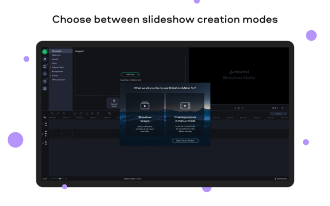 ‎Movavi Slideshow Maker Screenshot