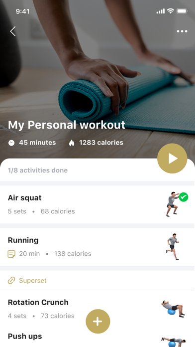 MyPersonalTrainer - FitnessApp screenshot 3
