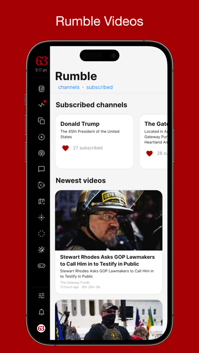 Screenshot #2 pour 63red Conservative News & More