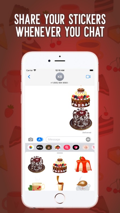 Birthday Cake & Tea Stickers