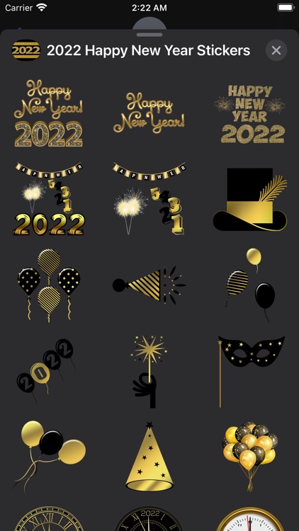 2022 Happy New Year Stickers screenshot-6