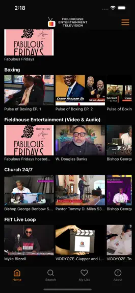 Game screenshot Fieldhouse Entertainment TV apk
