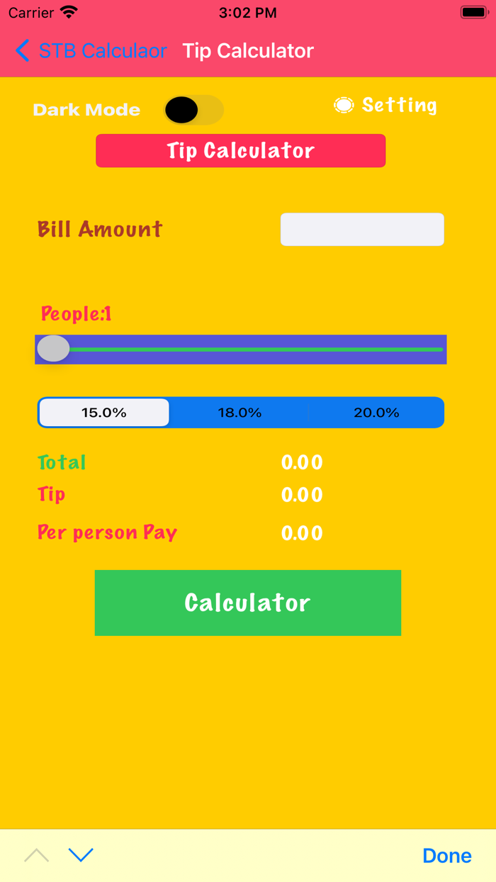 CTB Calculator