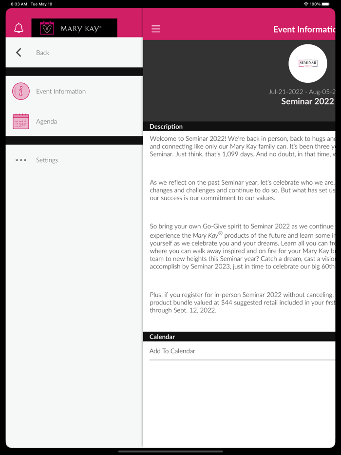 Mary Kay Events - USA