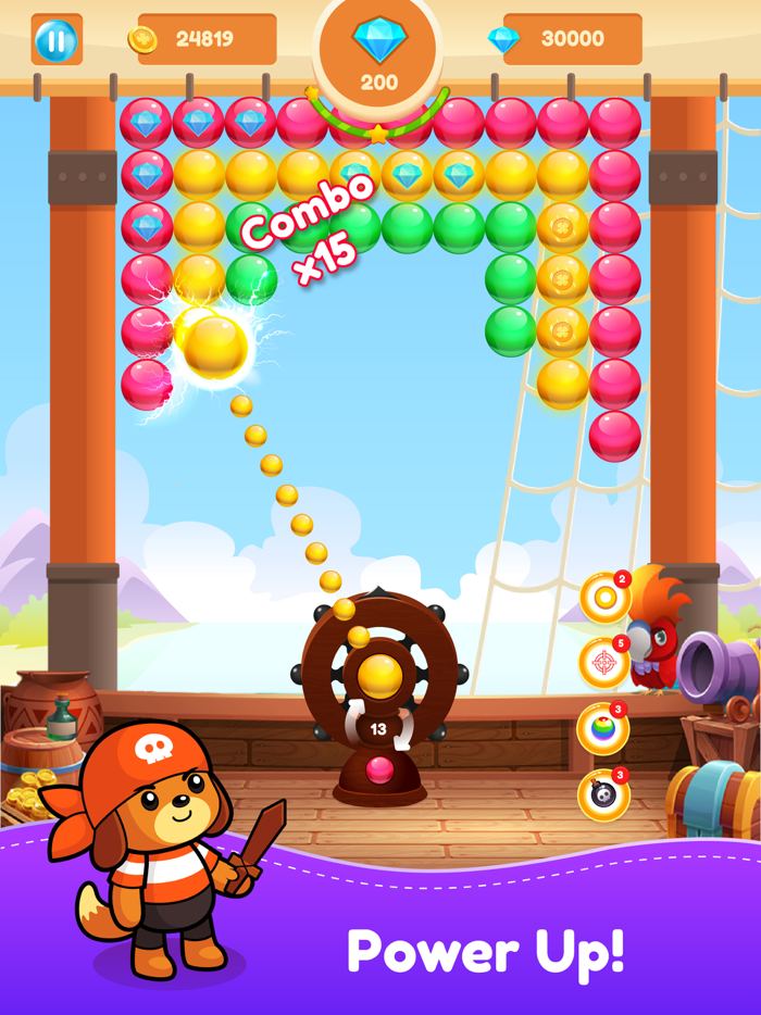 Pirate Diamond SAGABubble POP