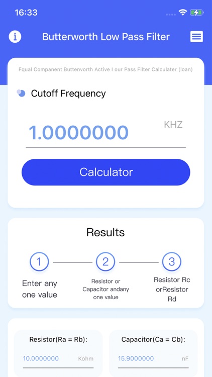 Butterworth Low Pass Filter