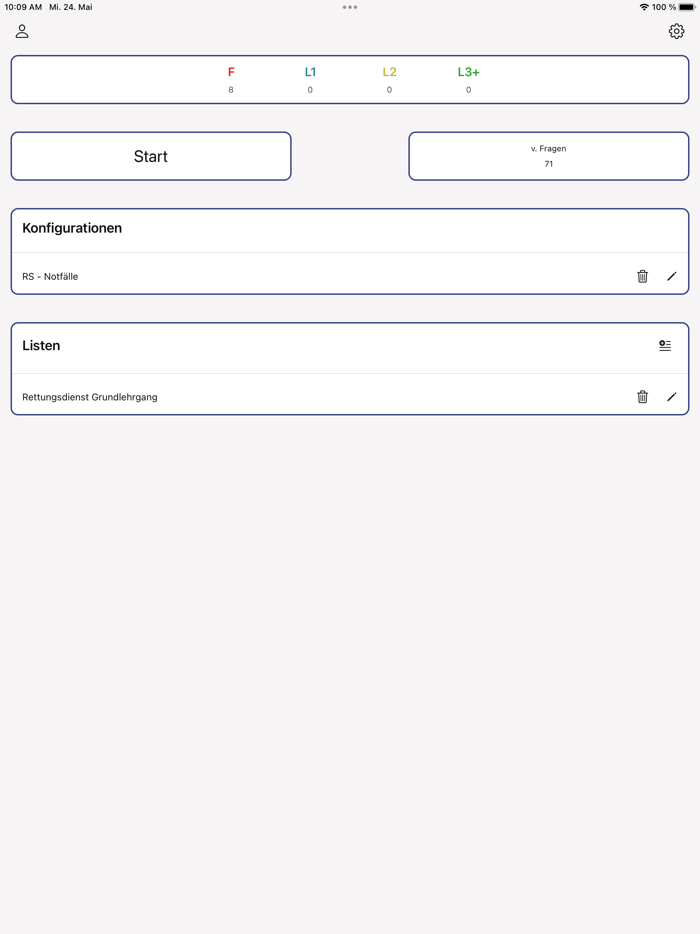 MedicExam - RS, NS, MFA, etc