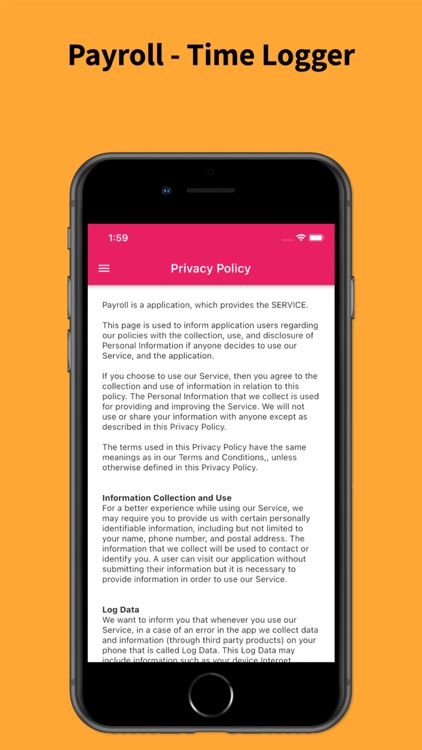 Payroll -Time Logger