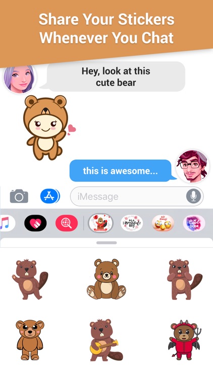 The Beaver and Bear Emojis