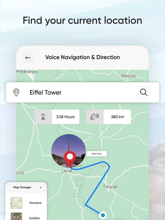 Voice GPS Driving Direction