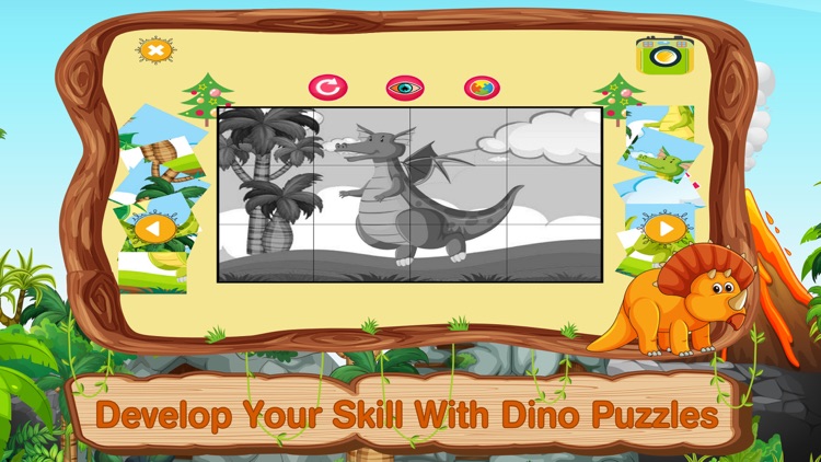 Dinosaur Coloring Games Puzzle screenshot-3