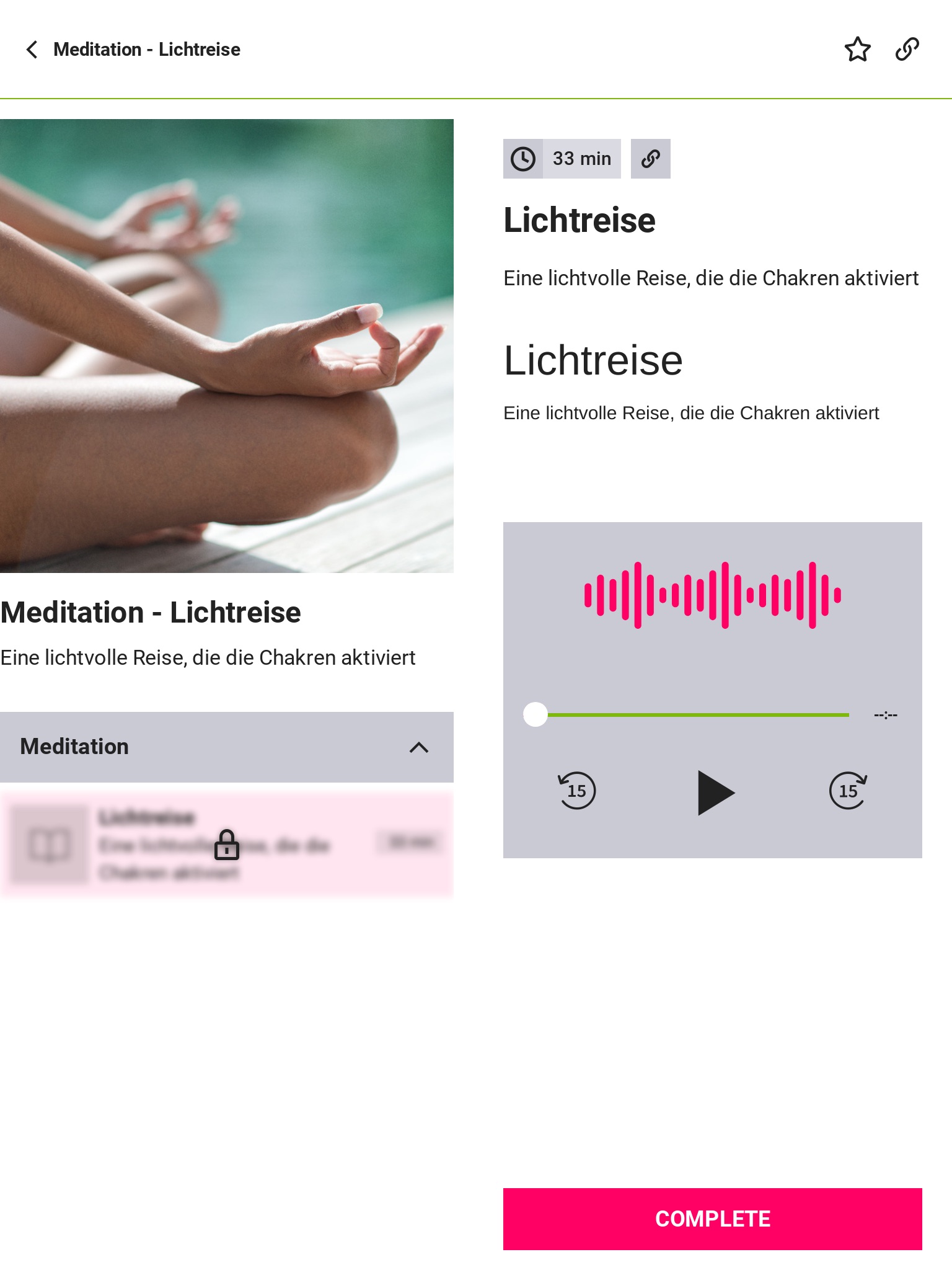 HerzZeit Meditation Medialität screenshot 3