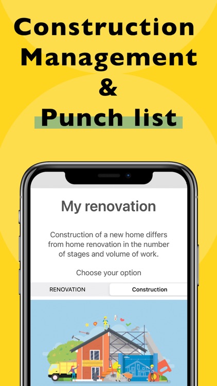 MyRenovation: construction app