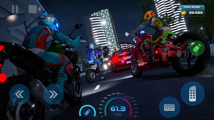 Moto Racer 2044 Game Simulator screenshot-4