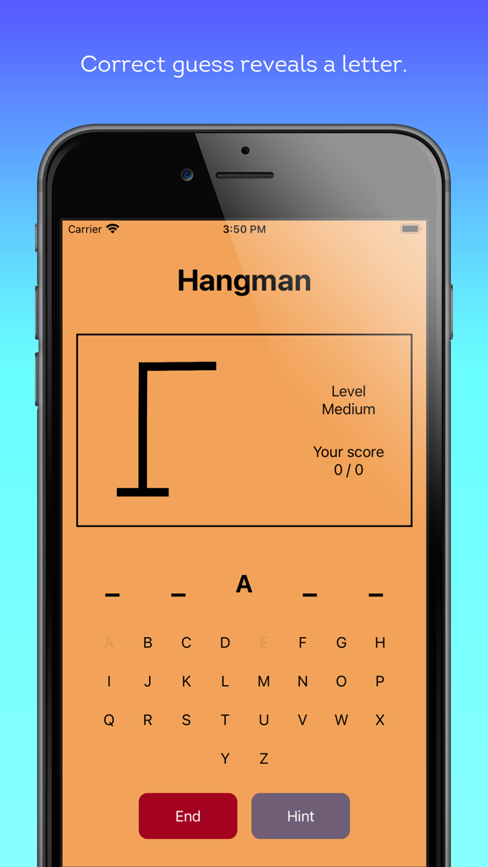 Hangman - 1 and 2 player