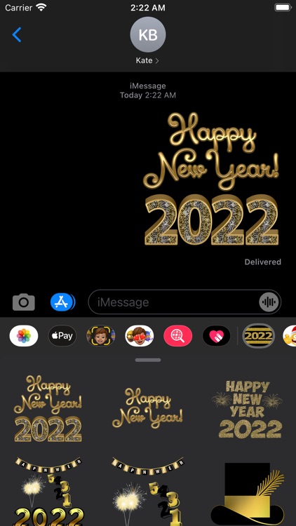 2022 Happy New Year Stickers screenshot-5