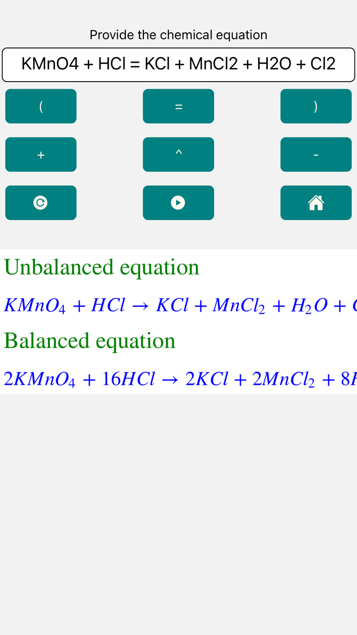 ChemicalEquationBalancePro
