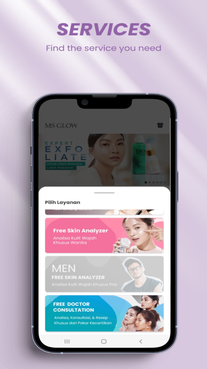 MS GLOW Skin Analyzer