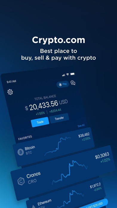 Crypto.com Buy BTC, ETH, Shib screenshot 2