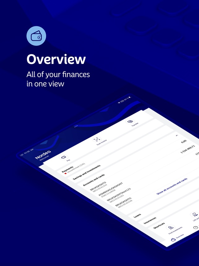 løn Omkreds specifikation Nordea Mobile - Norway on the App Store