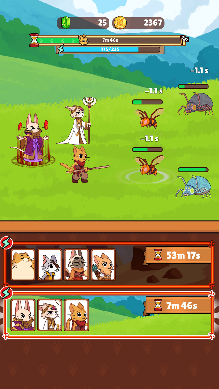Clicker Cats RPG Idle Heroes