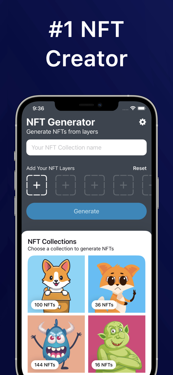 NFT Art Creator for OpenSea