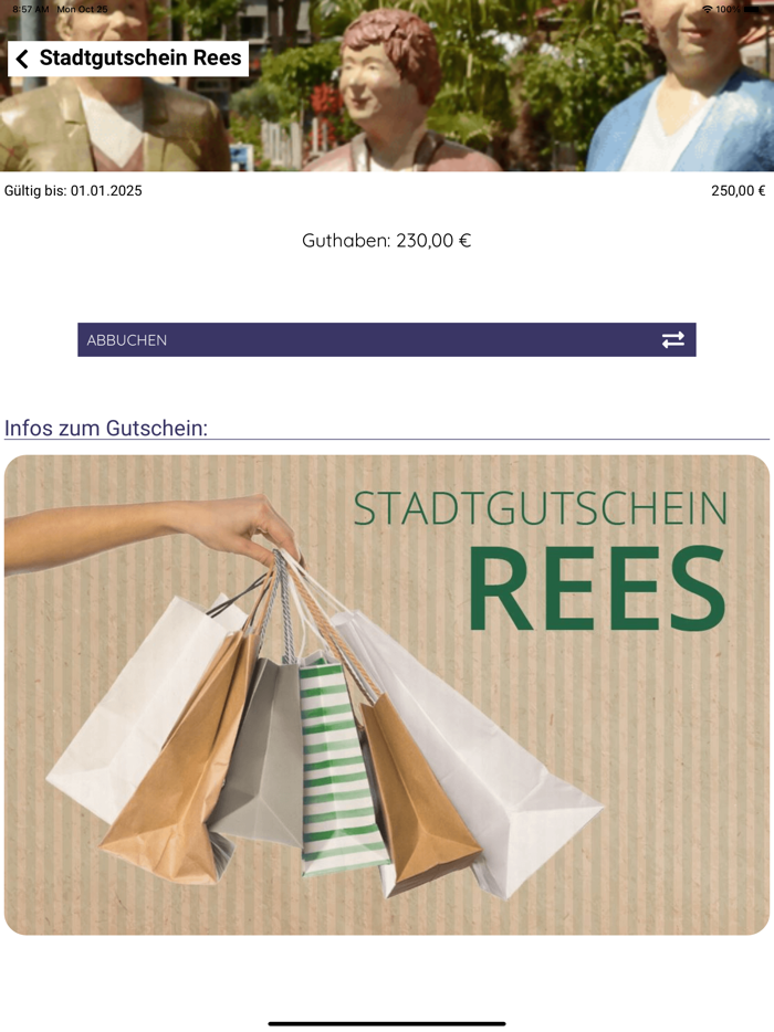 Stadtgutschein Rees