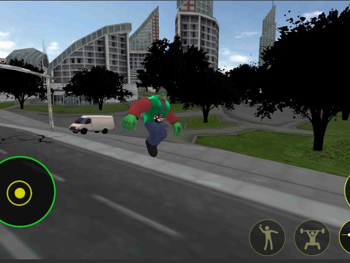 Incredible Green Hunk Hero