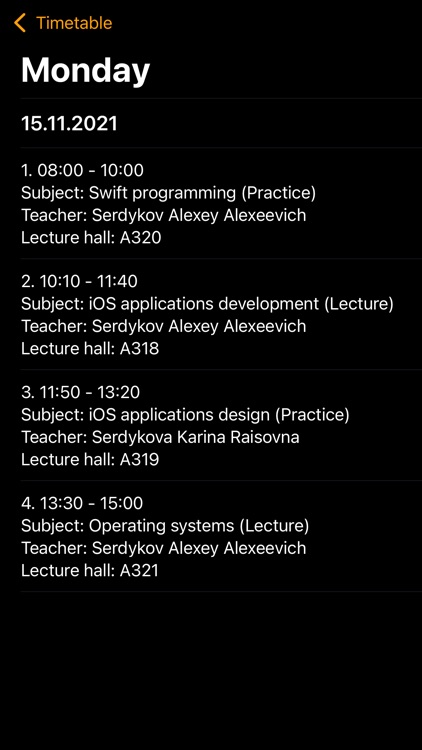 Timetable - School&University screenshot-6