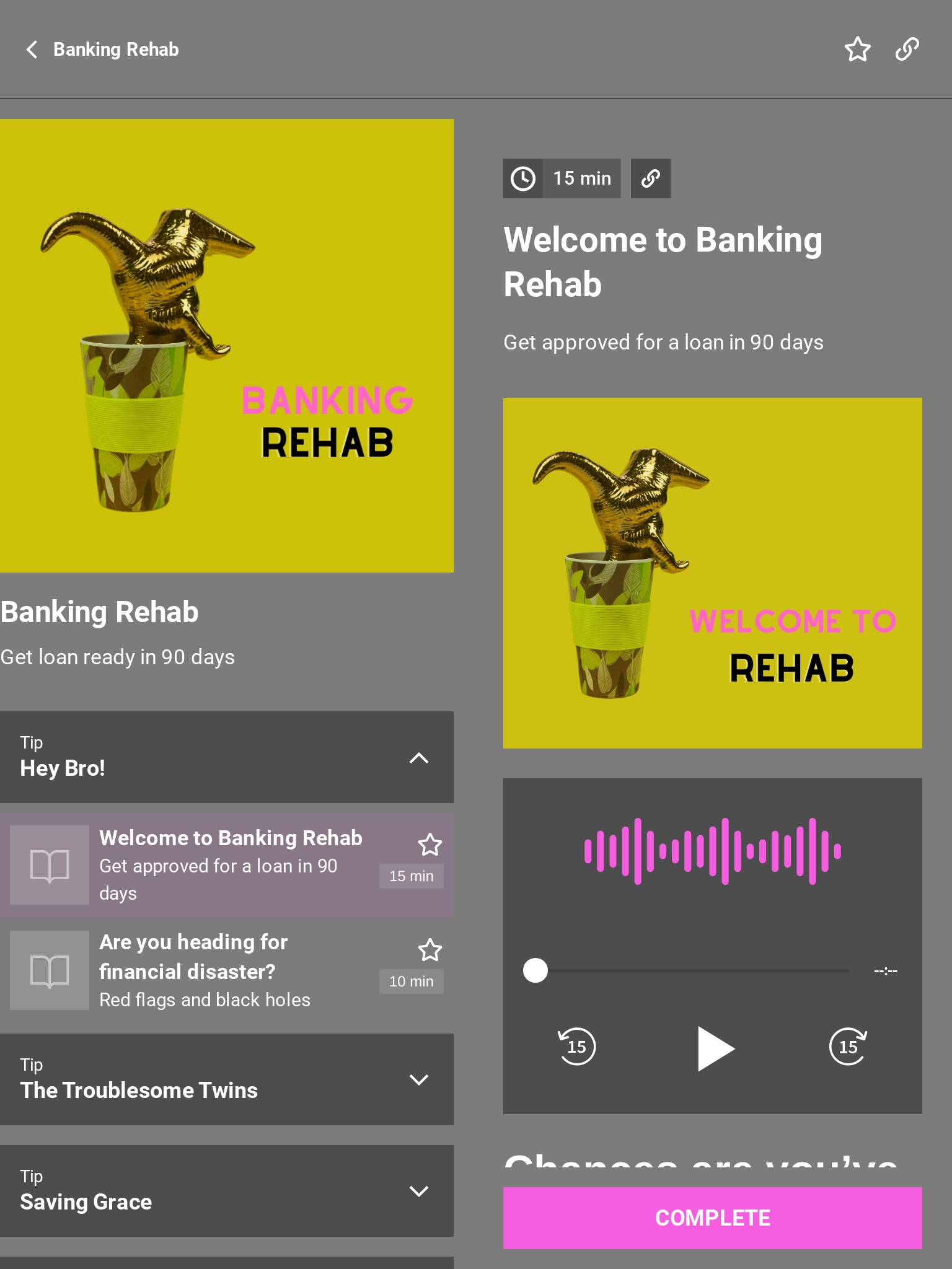 Banking Rehab screenshot 4