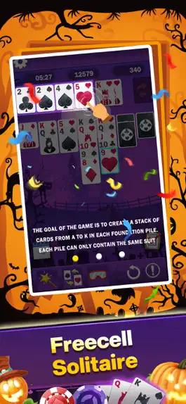 Game screenshot Freecell Solitaire:Halloween mod apk