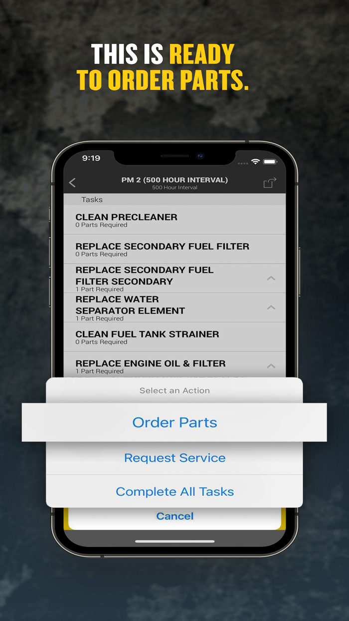 Cat® App Fleet Management