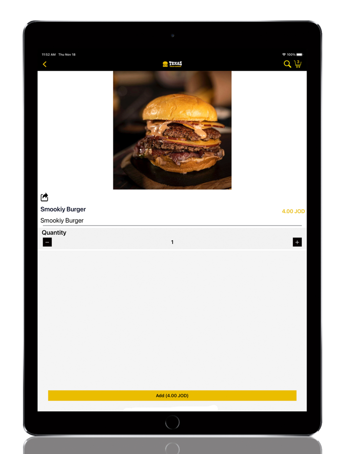 Texas Smashed Burger